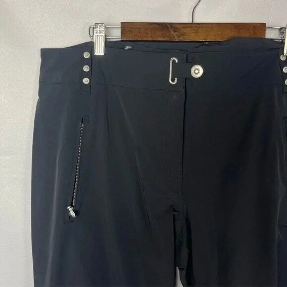 Obermeyer Black Studded Hem Straight Leg Ski Pants 16 - Picture 3 of 5